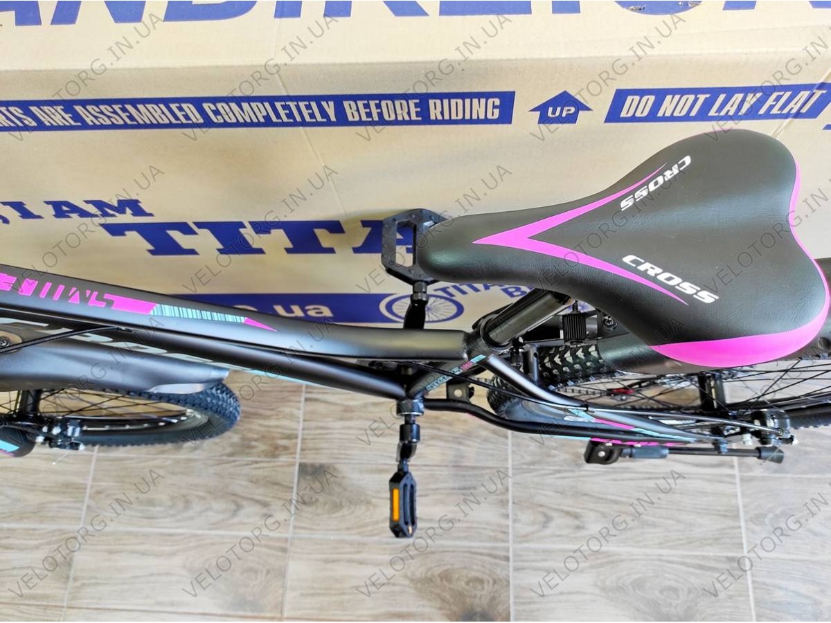 Купити Велосипед Cross Smile 24 Рама-12 black-pink за ціною 6 700